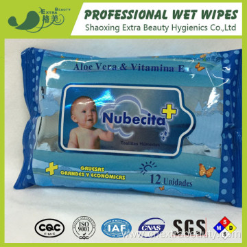 Disposable Baby Care Push Clean Tissue Wet Wipes